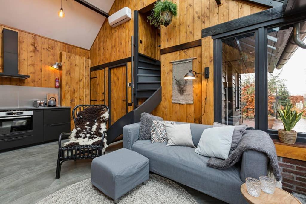 Uniek Houten Huis Nabij Bos En Plassen Hollandsche Rading ภายนอก รูปภาพ