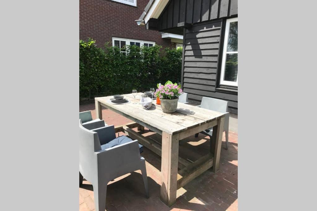 Uniek Houten Huis Nabij Bos En Plassen Hollandsche Rading ภายนอก รูปภาพ